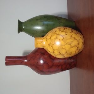 Set of Three Vases